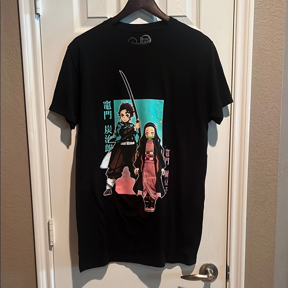 Demon Slayer Black Graphic Short Sleeve Tee